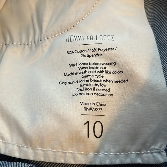 Jennifer Lopez Blue Skinny Jeans Stretchy Versatile - Picture 8 of 8